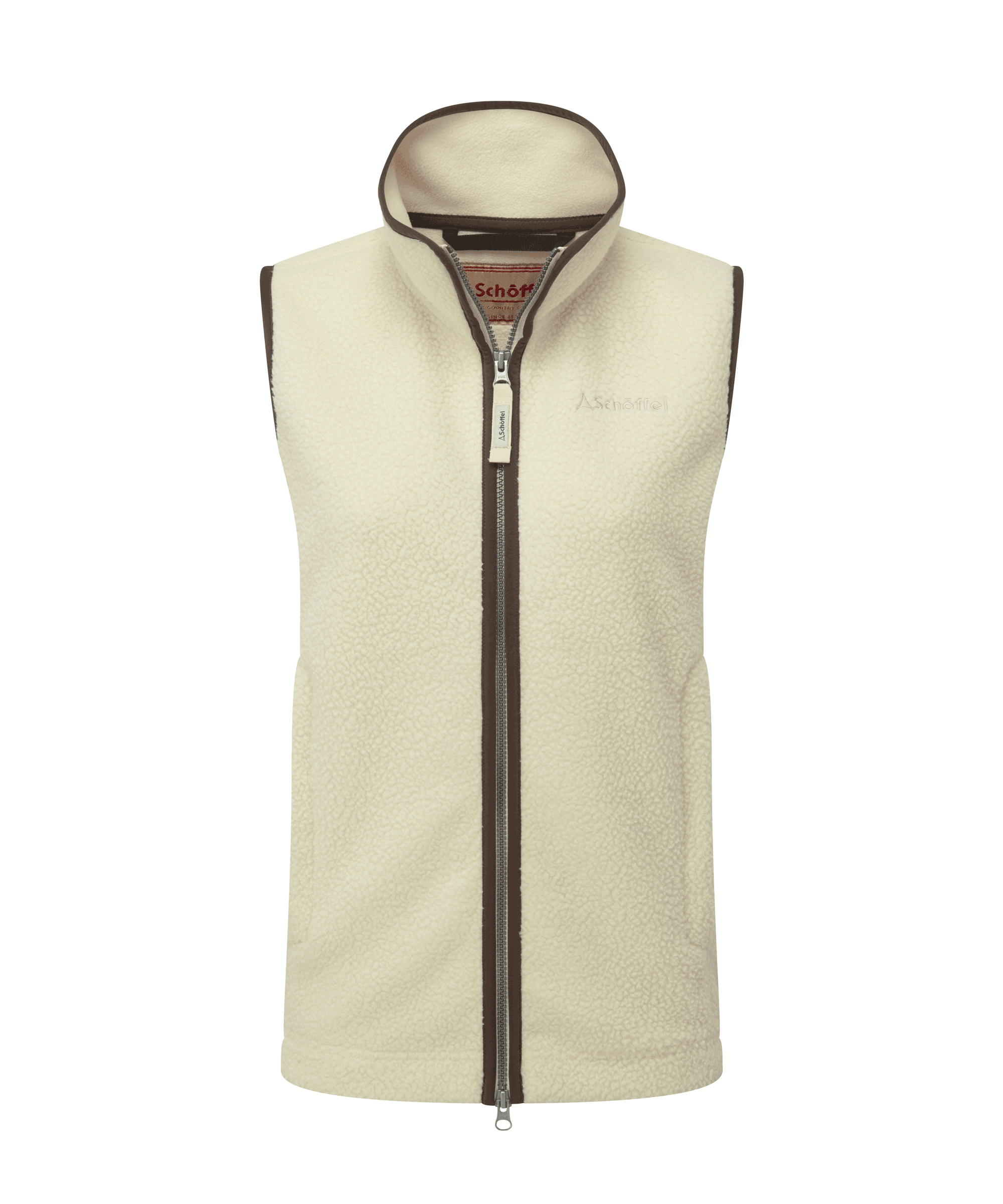 Women's Lyndon Retro Fleece Gilet Cream | Schöffel Country