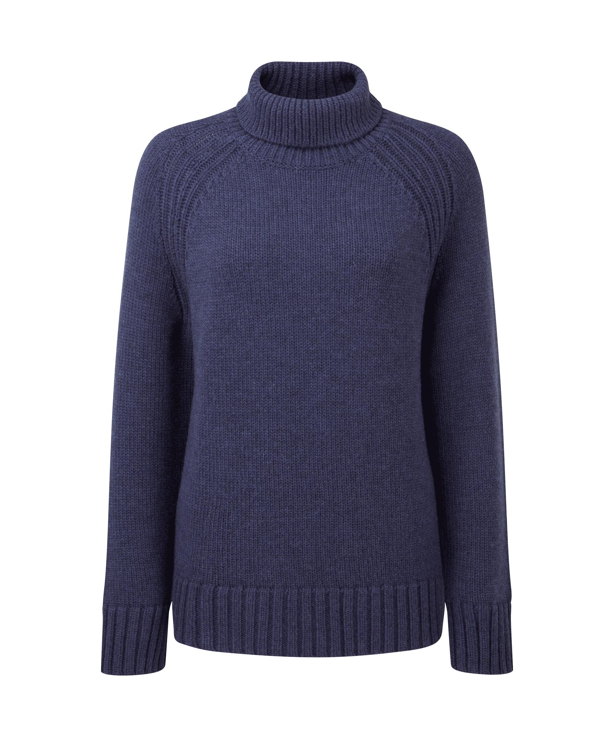 Schöffel Merino Cosy Roll Neck Jumper for Women in Blue