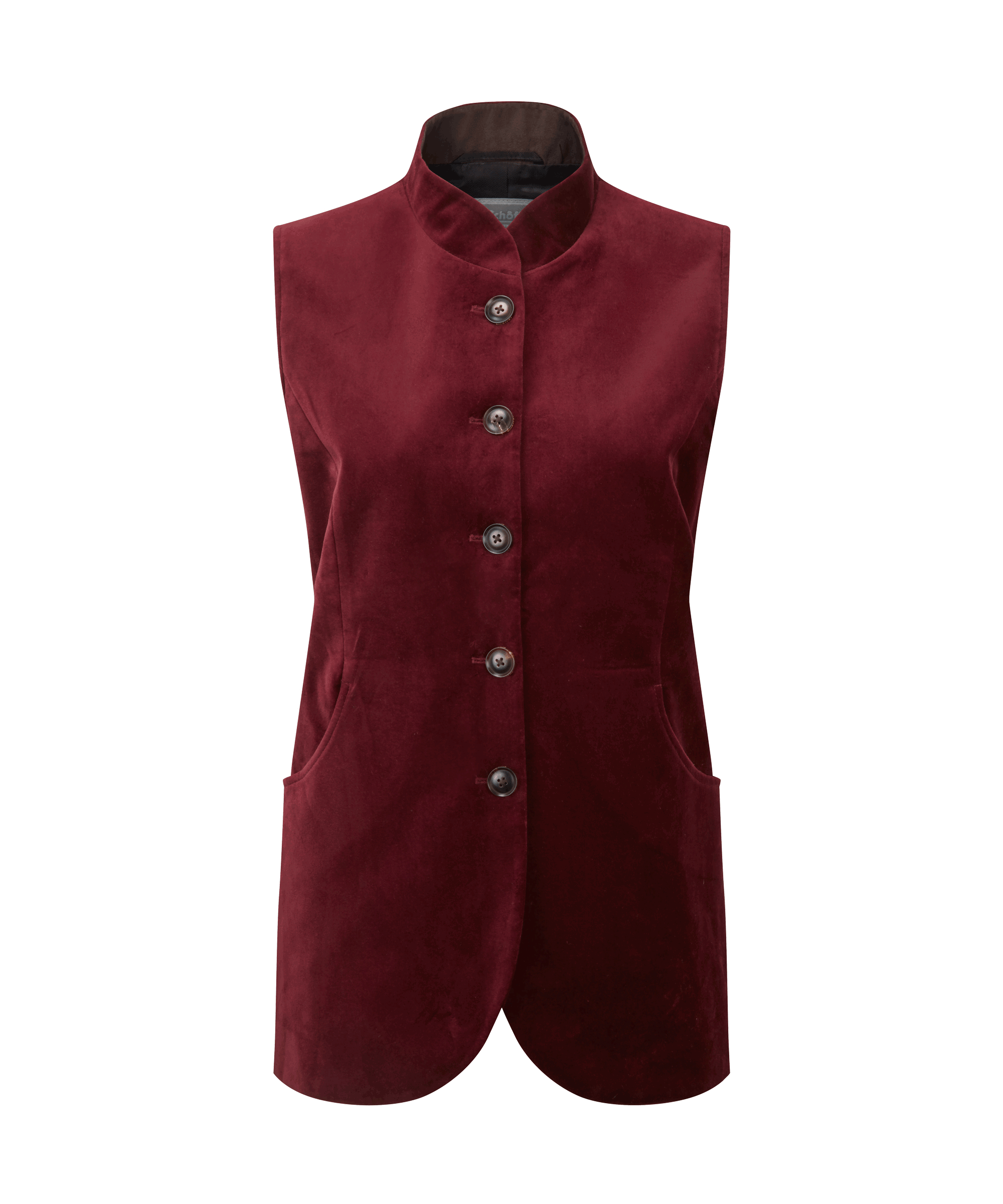 Schöffel Nehru Waistcoat for Women in Red