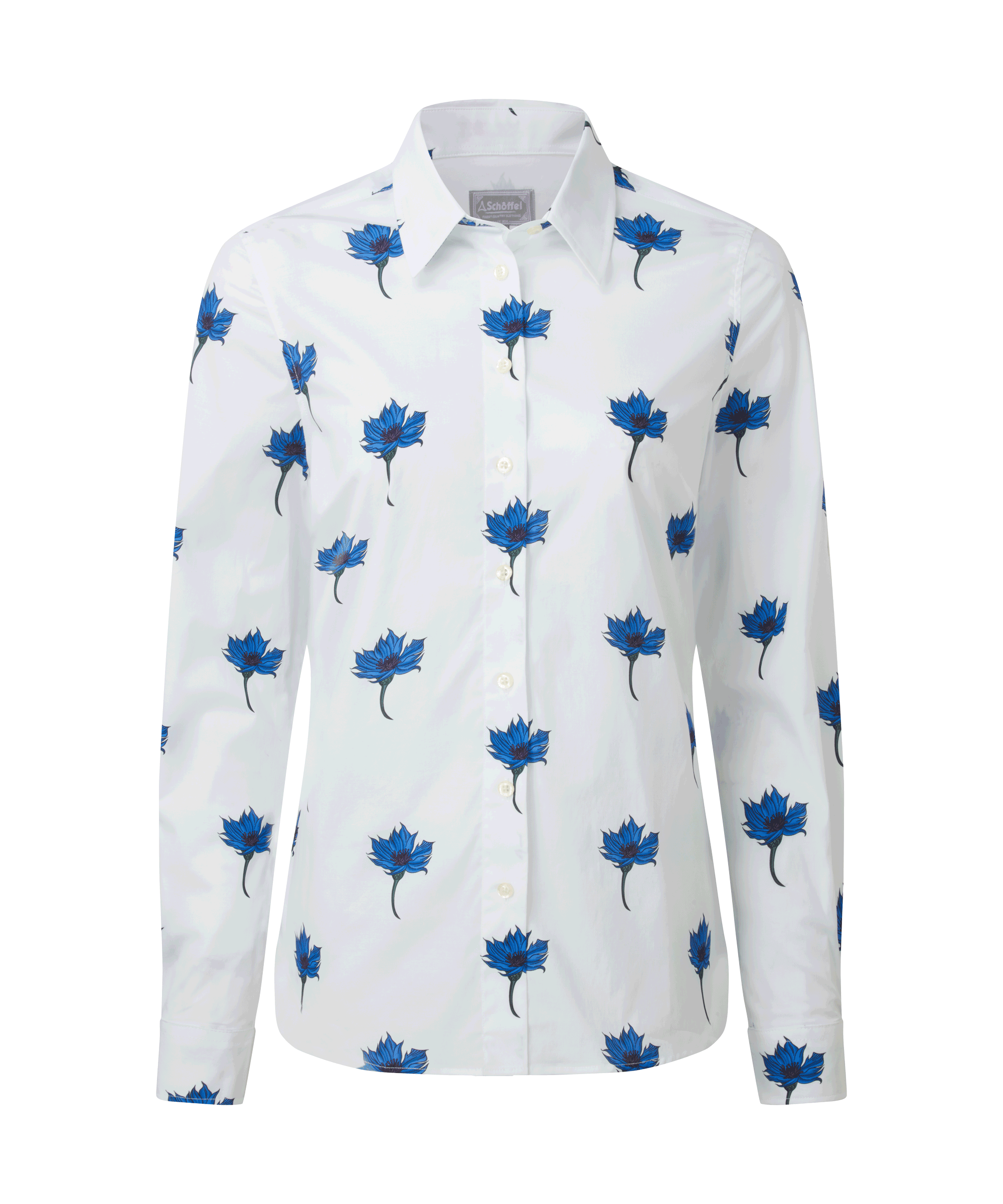 Schöffel Norfolk Shirt for Womens in Bright Blue