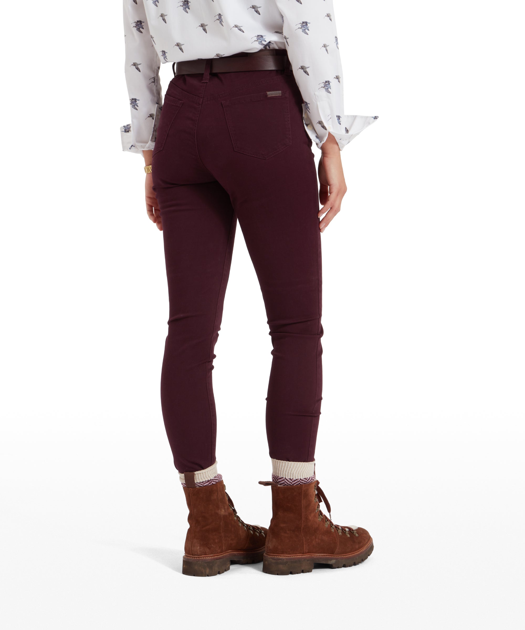 Poppy Jeans - Deep Plum