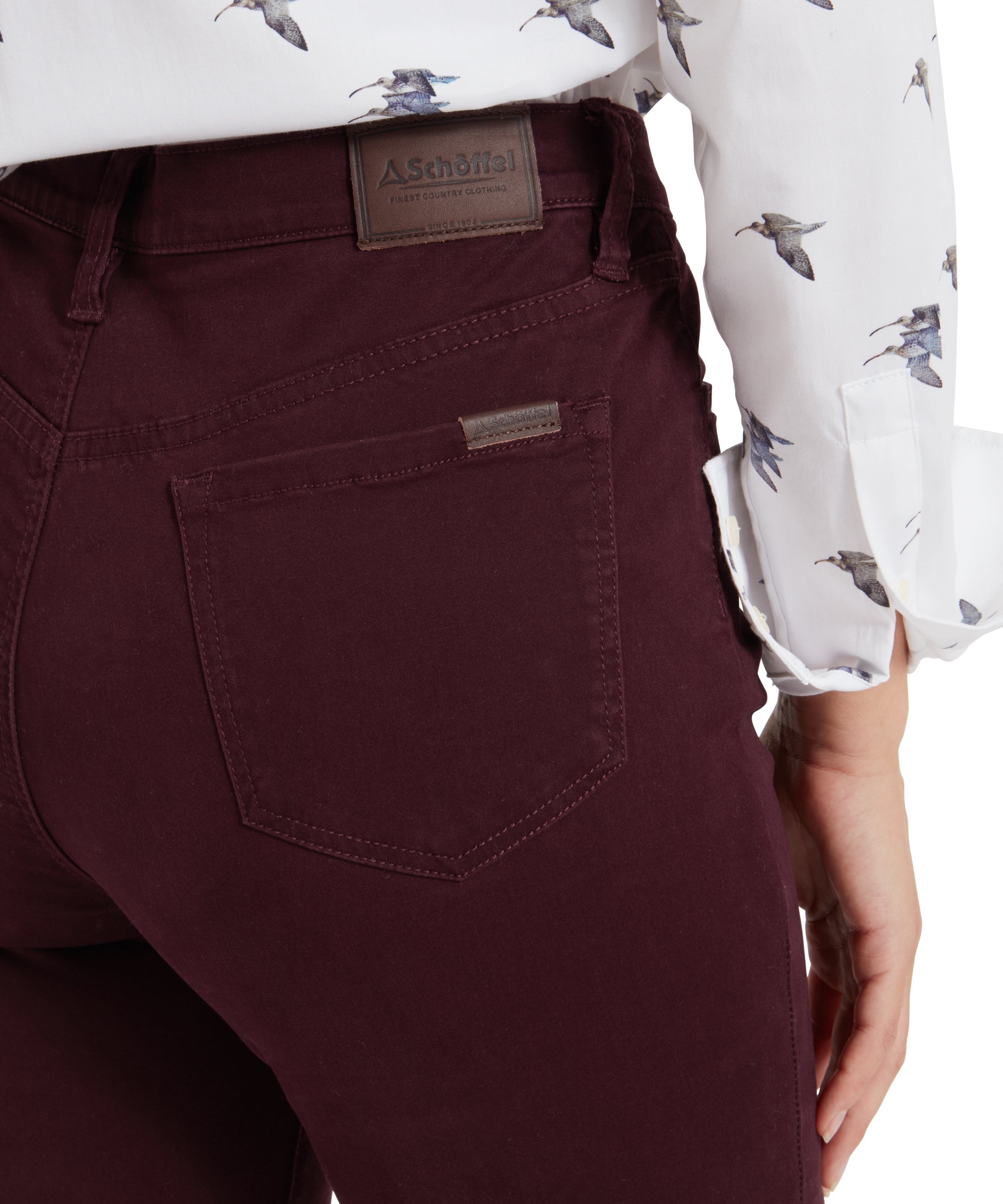 Poppy Jeans - Deep Plum