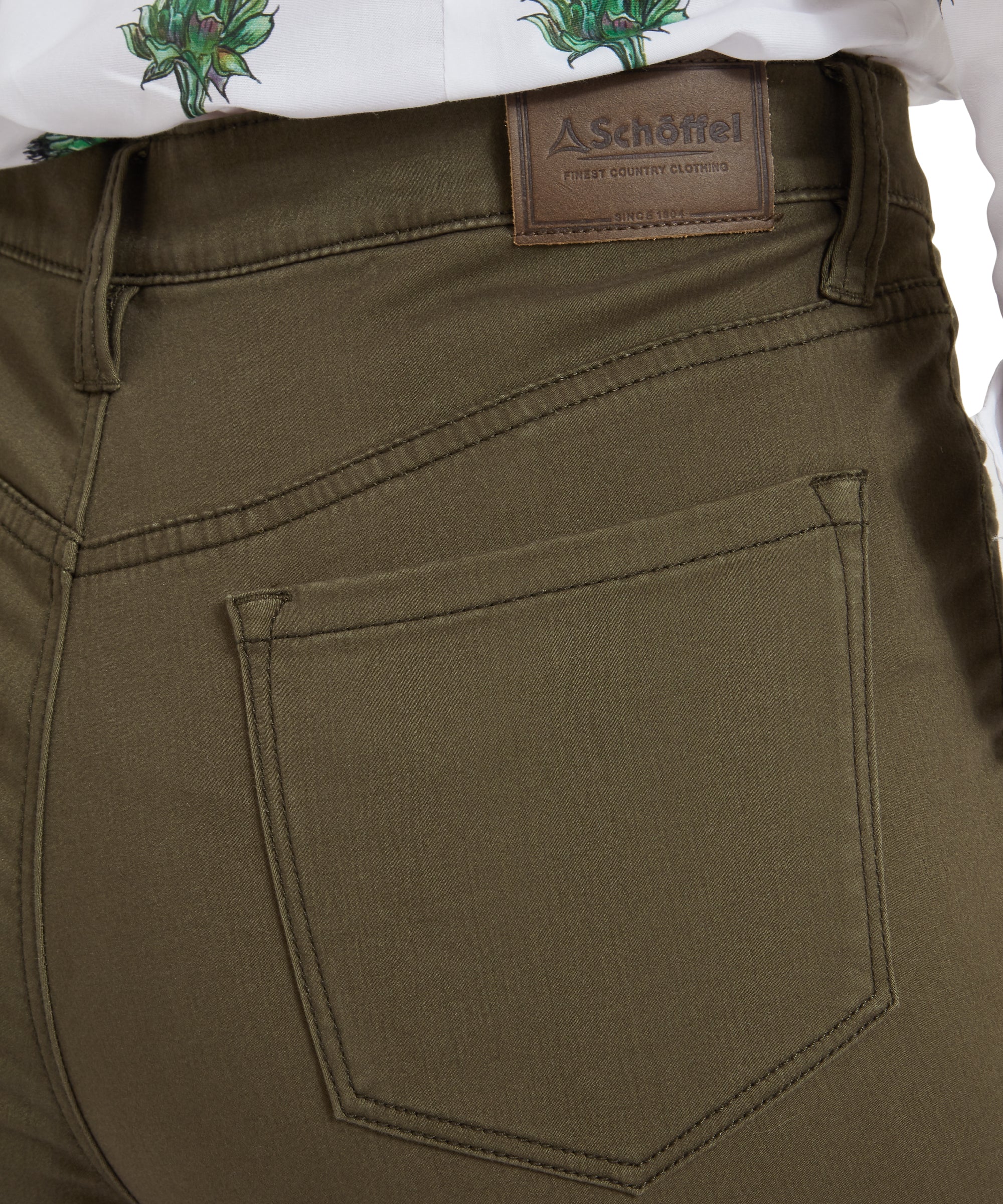 Poppy Jeans - Loden Green