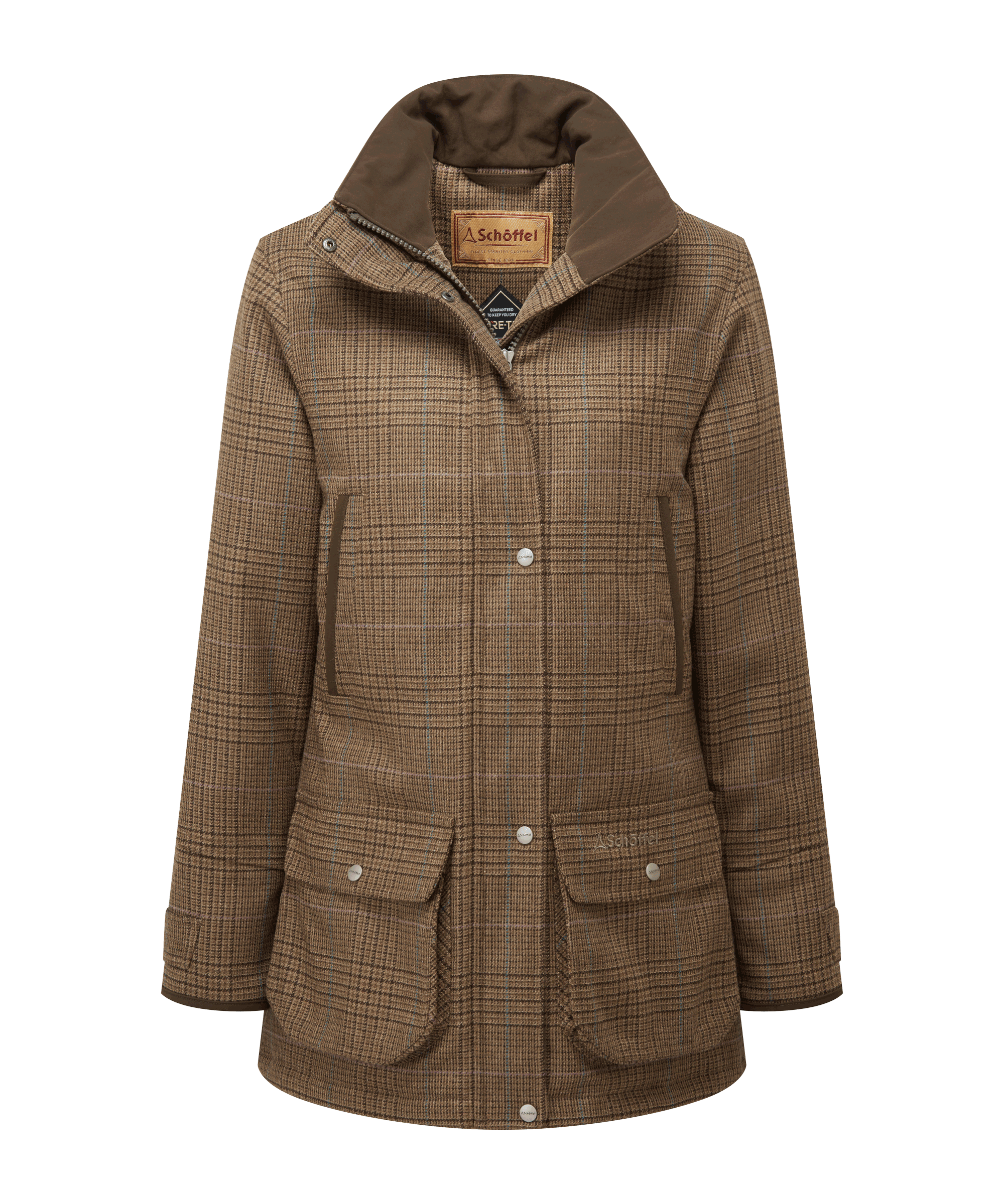 Schoffel ptarmigan tweed coat sale sale