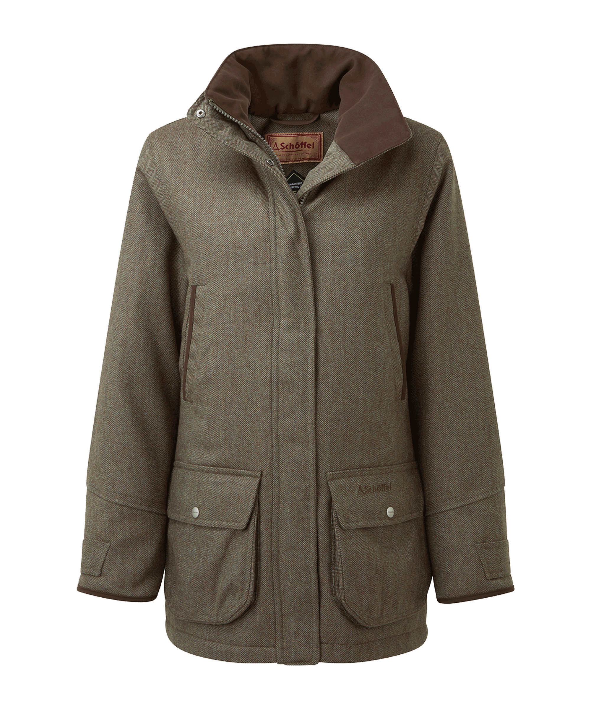 Women s Ptarmigan Green Tweed Coat Schoffel Country