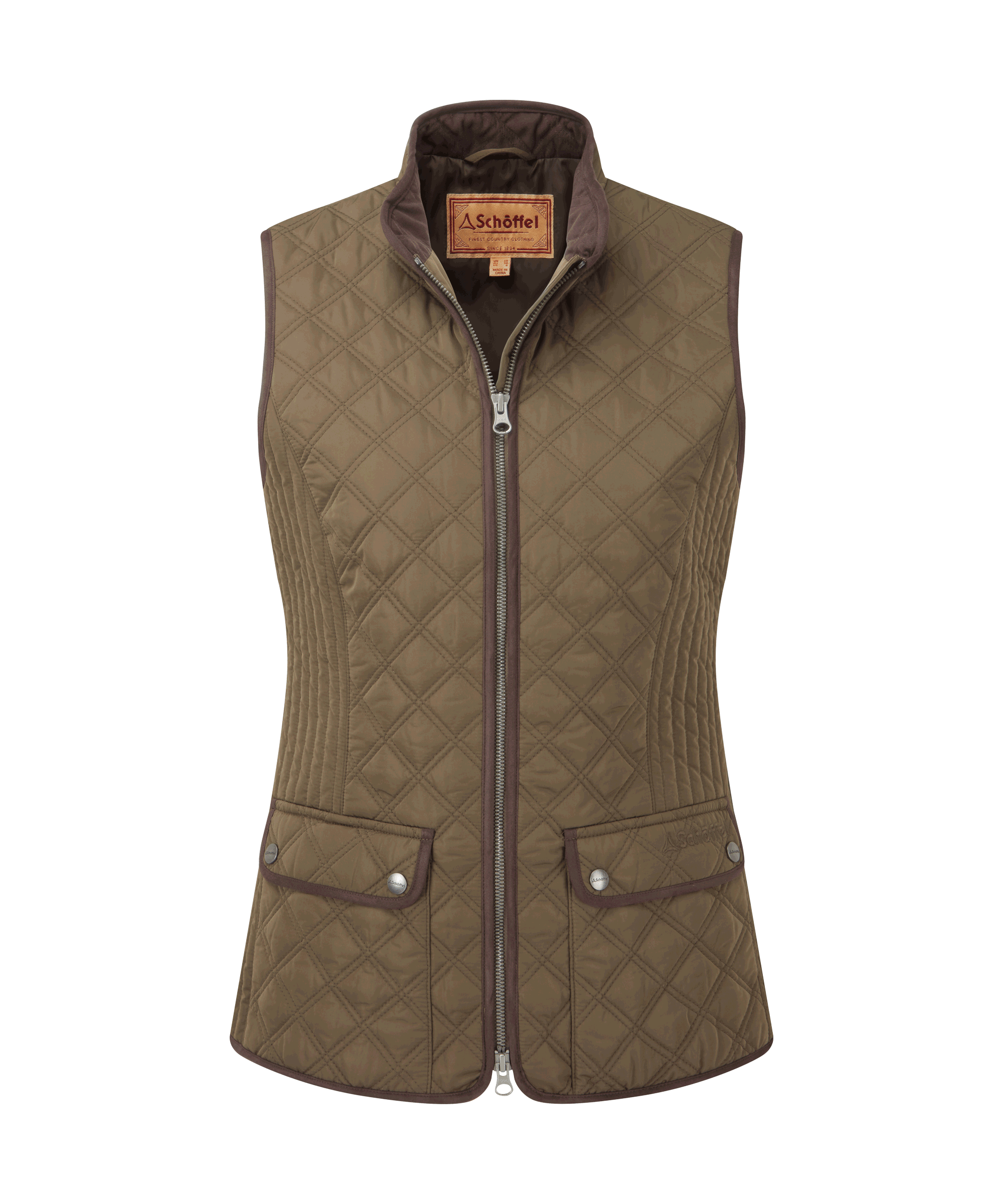 Schöffel Quilt Gilet for Women in Green