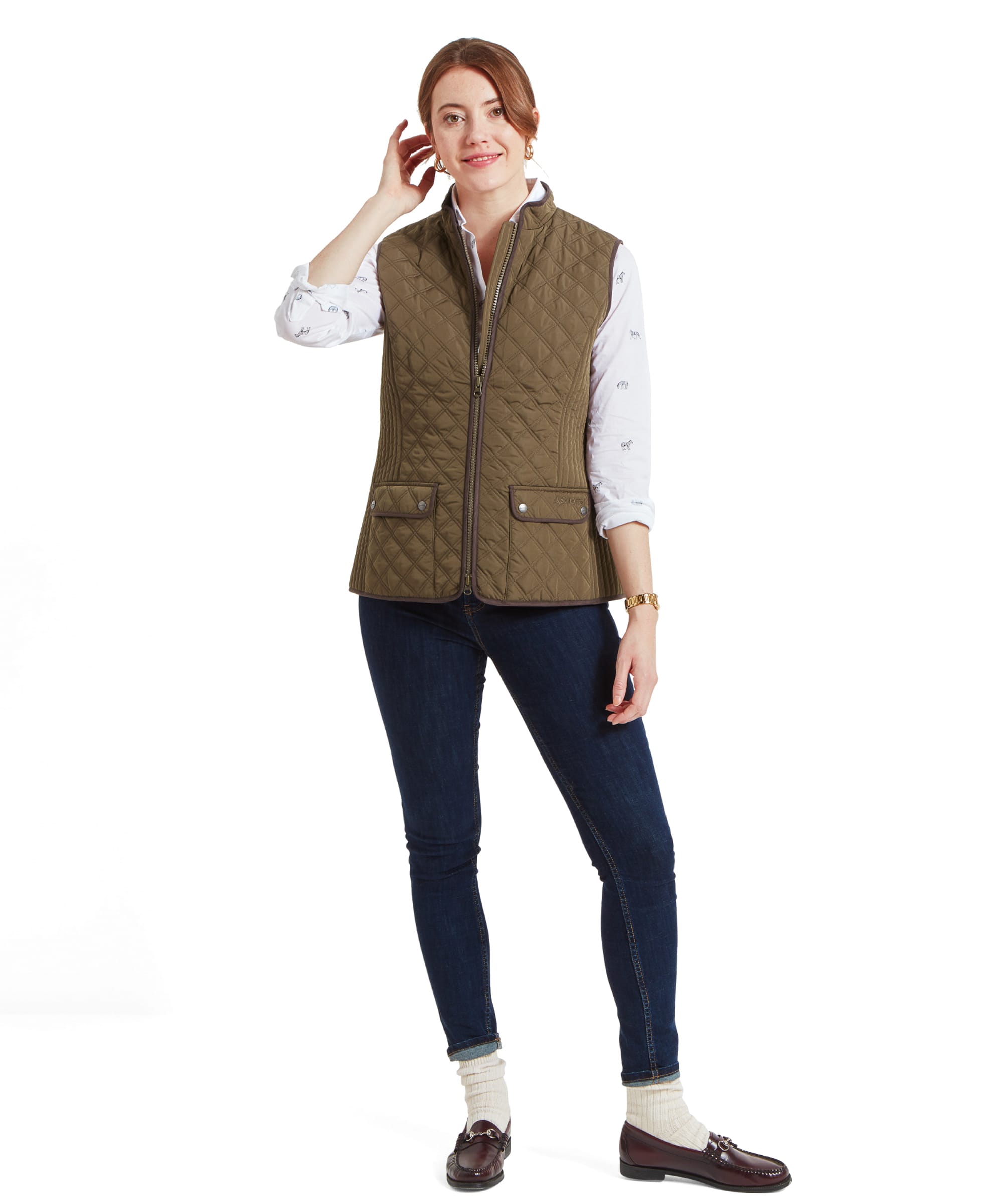 Quilted gilets online