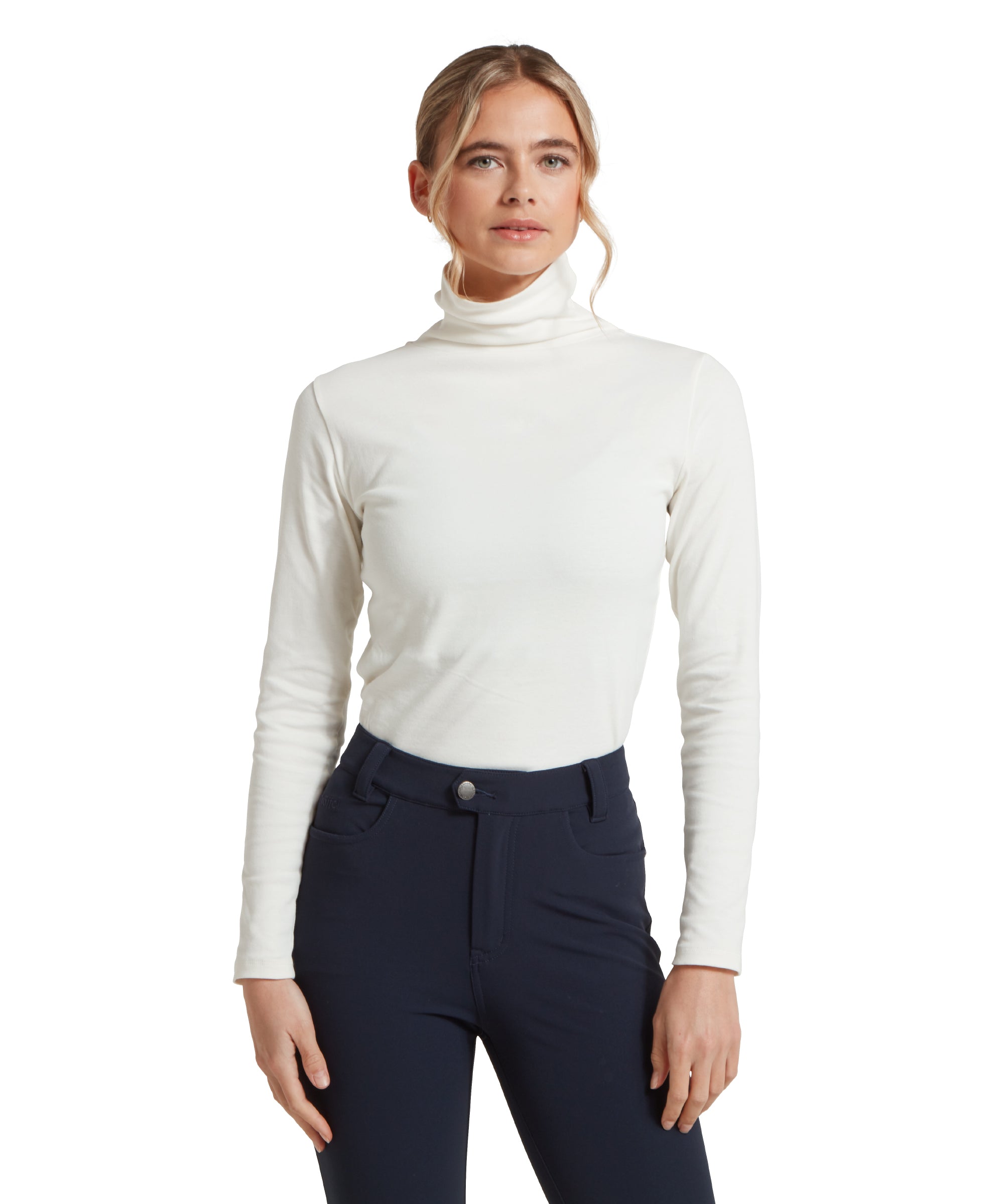 Rosedale Roll Neck - Soft White