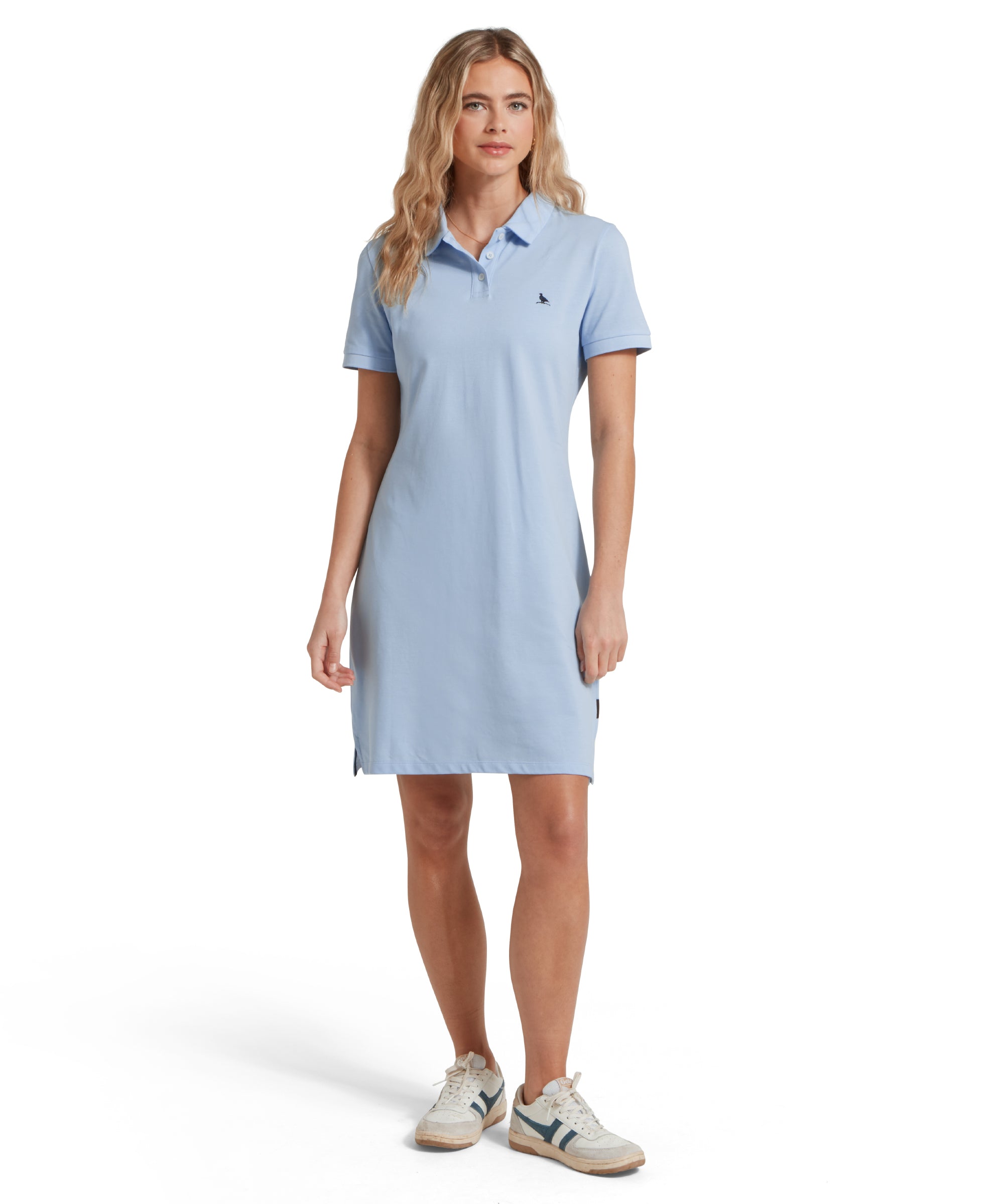 St Ives Polo Dress - Sky Blue