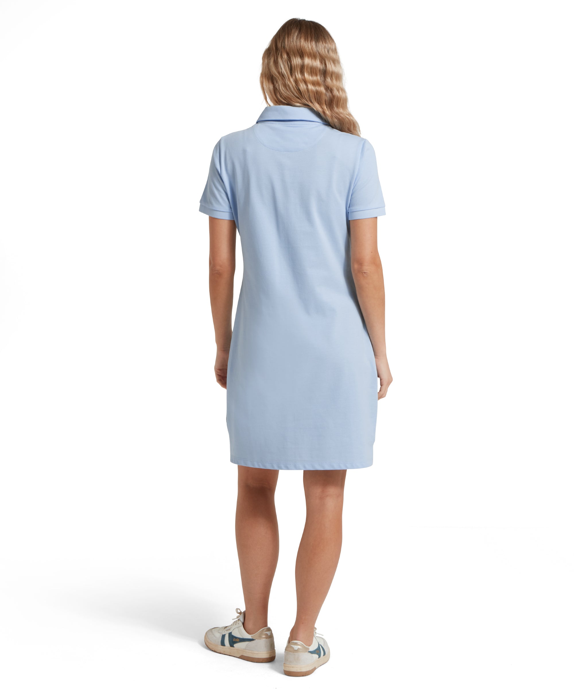 St Ives Polo Dress - Sky Blue