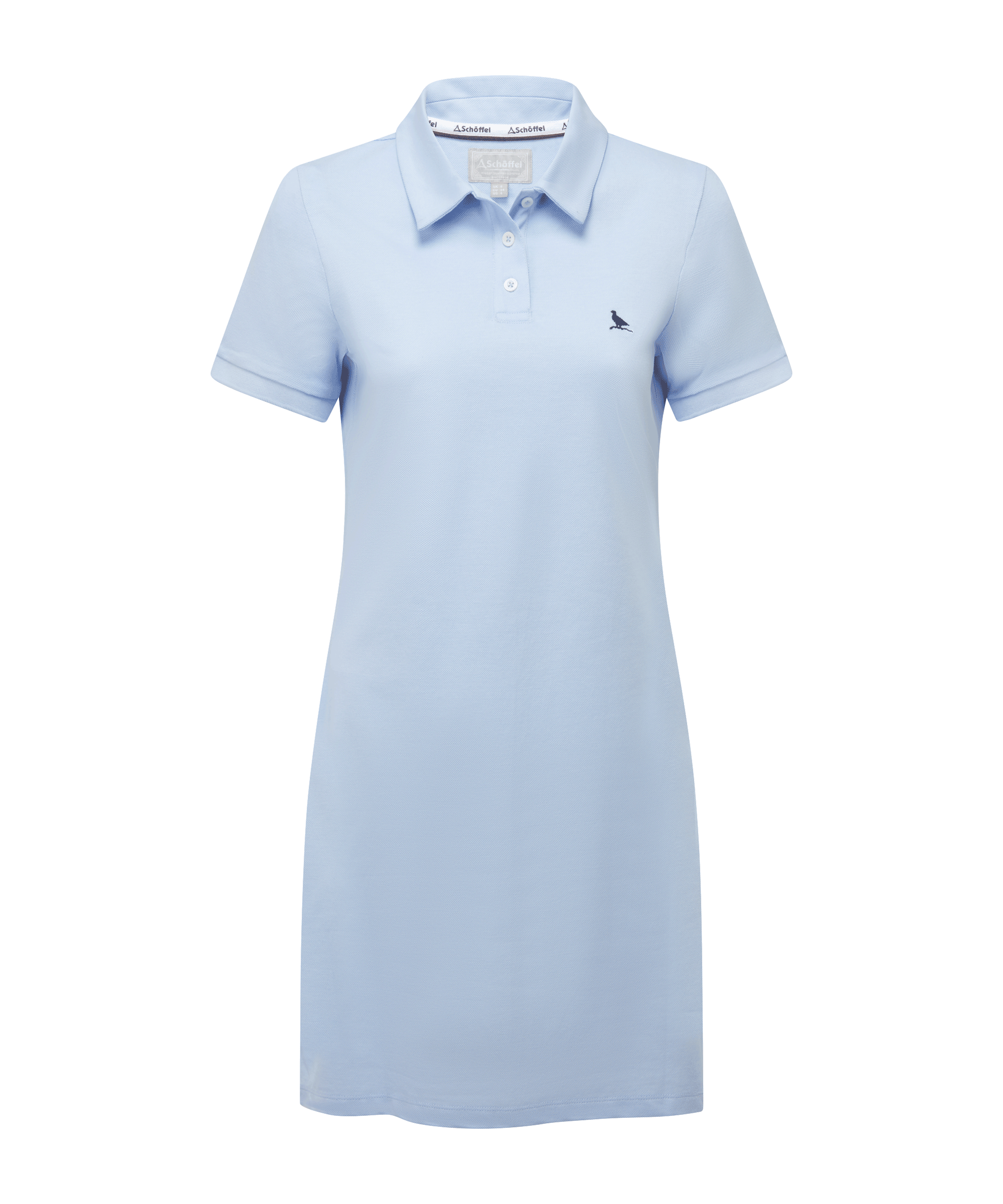 St Ives Polo Dress Sky Blue