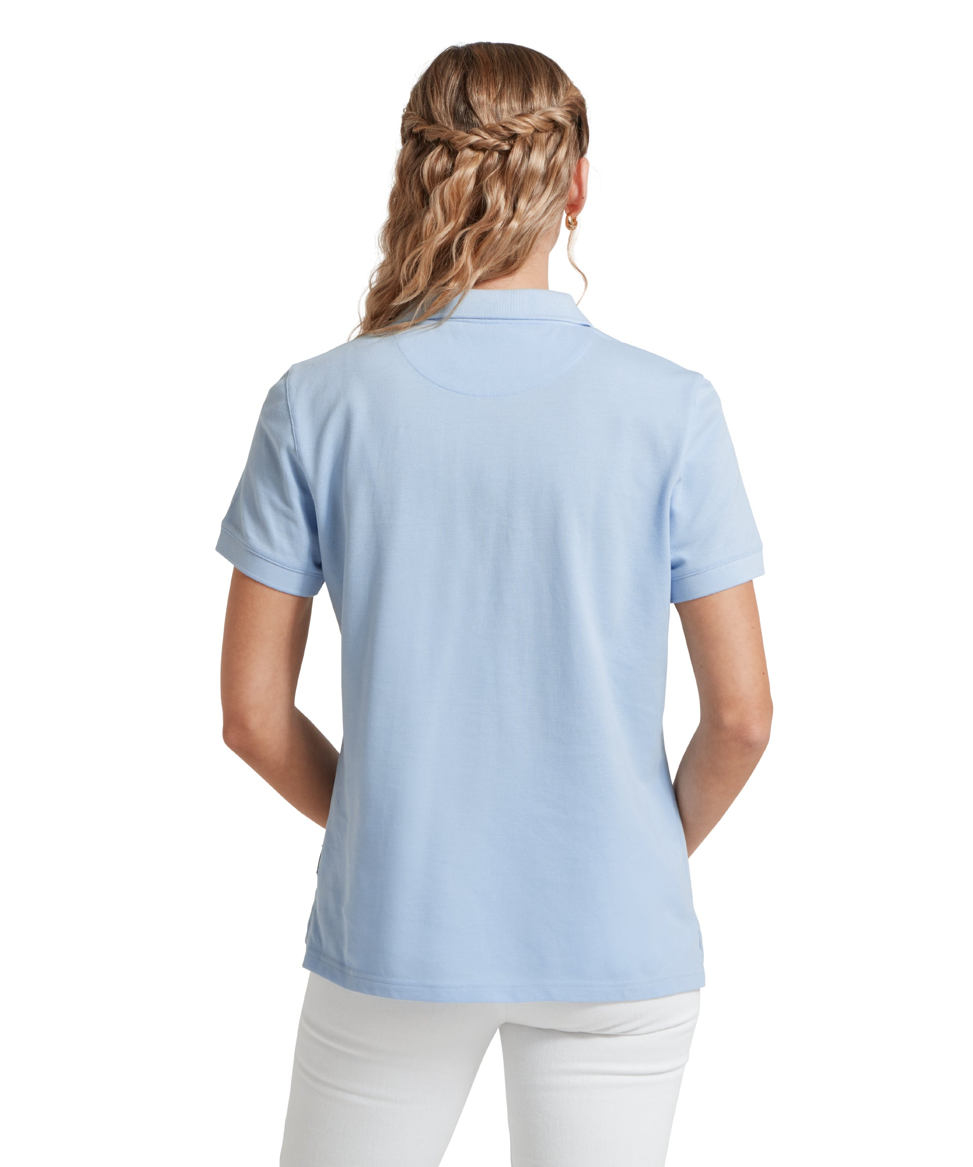 Women's St Ives Polo Shirt - Sky Blue