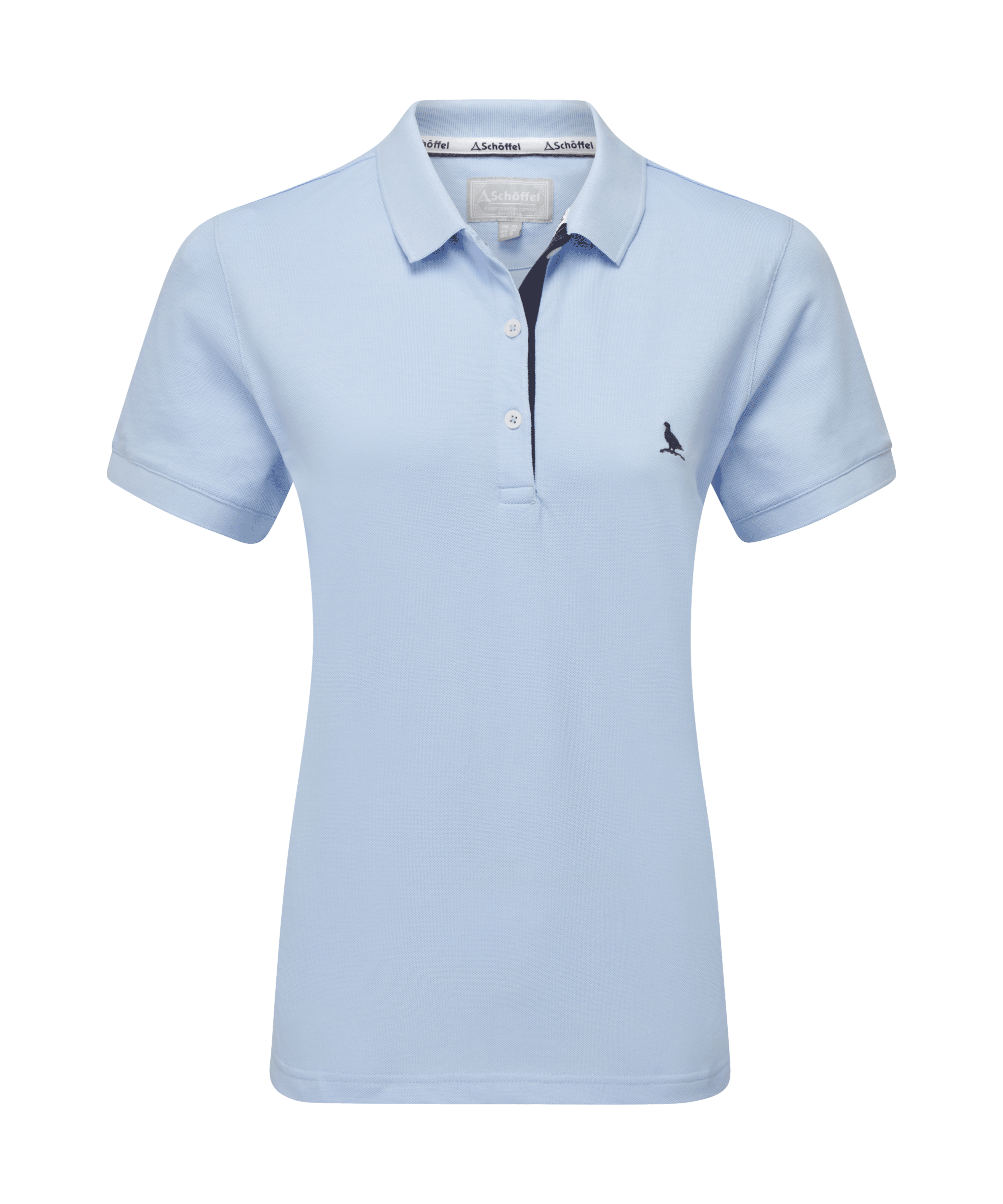 Women s St Ives Polo Shirt Sky Blue