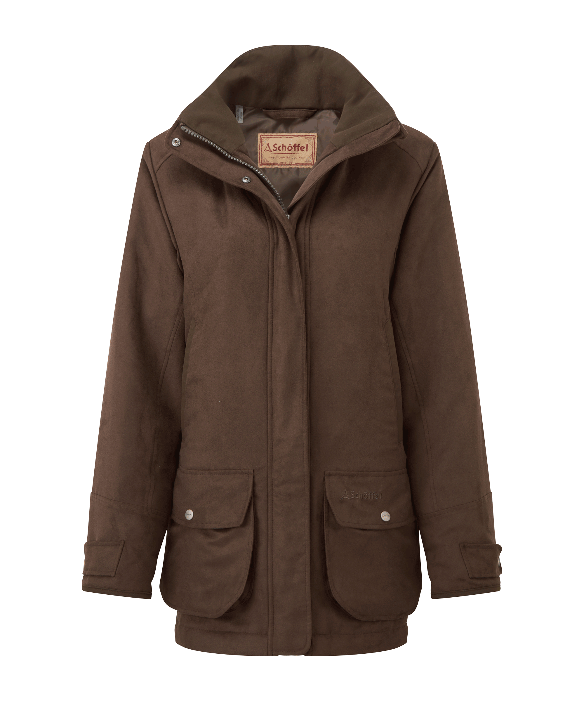 Schöffel Teal Shooting Coat for Women in Brown