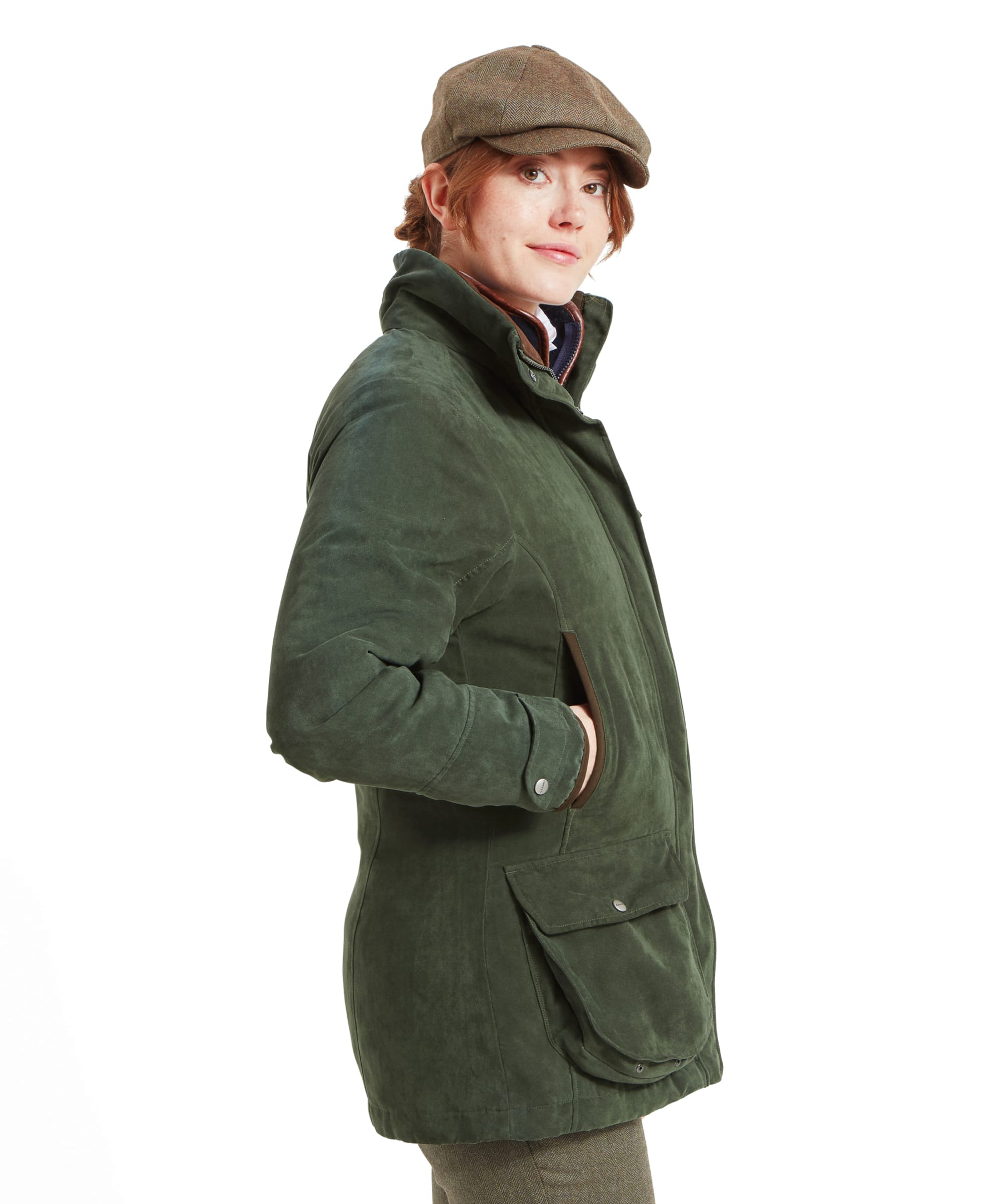 Fleece shooting jacket best sale