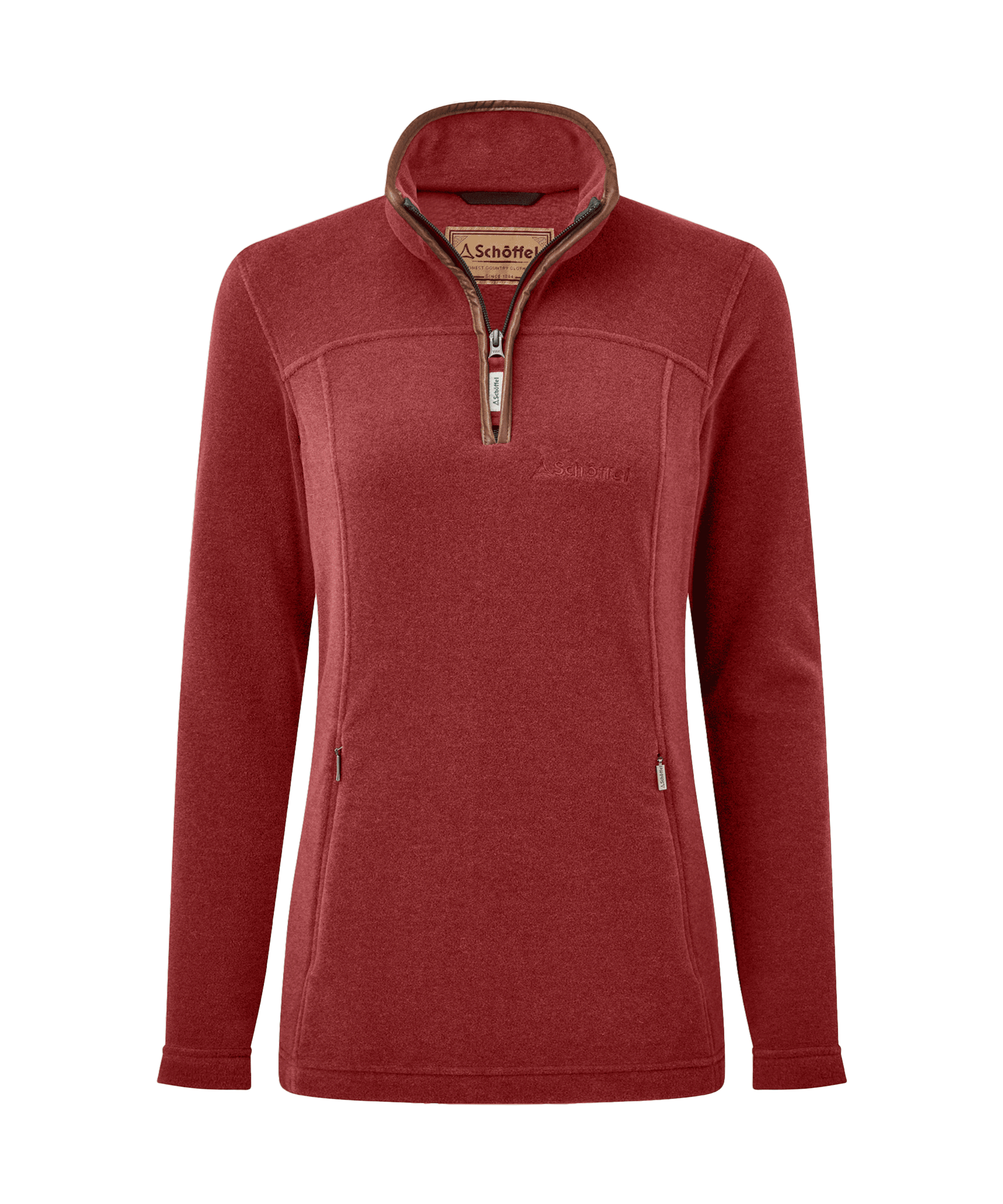 Schöffel Tilton 1/4 Zip Fleece for Women in Red