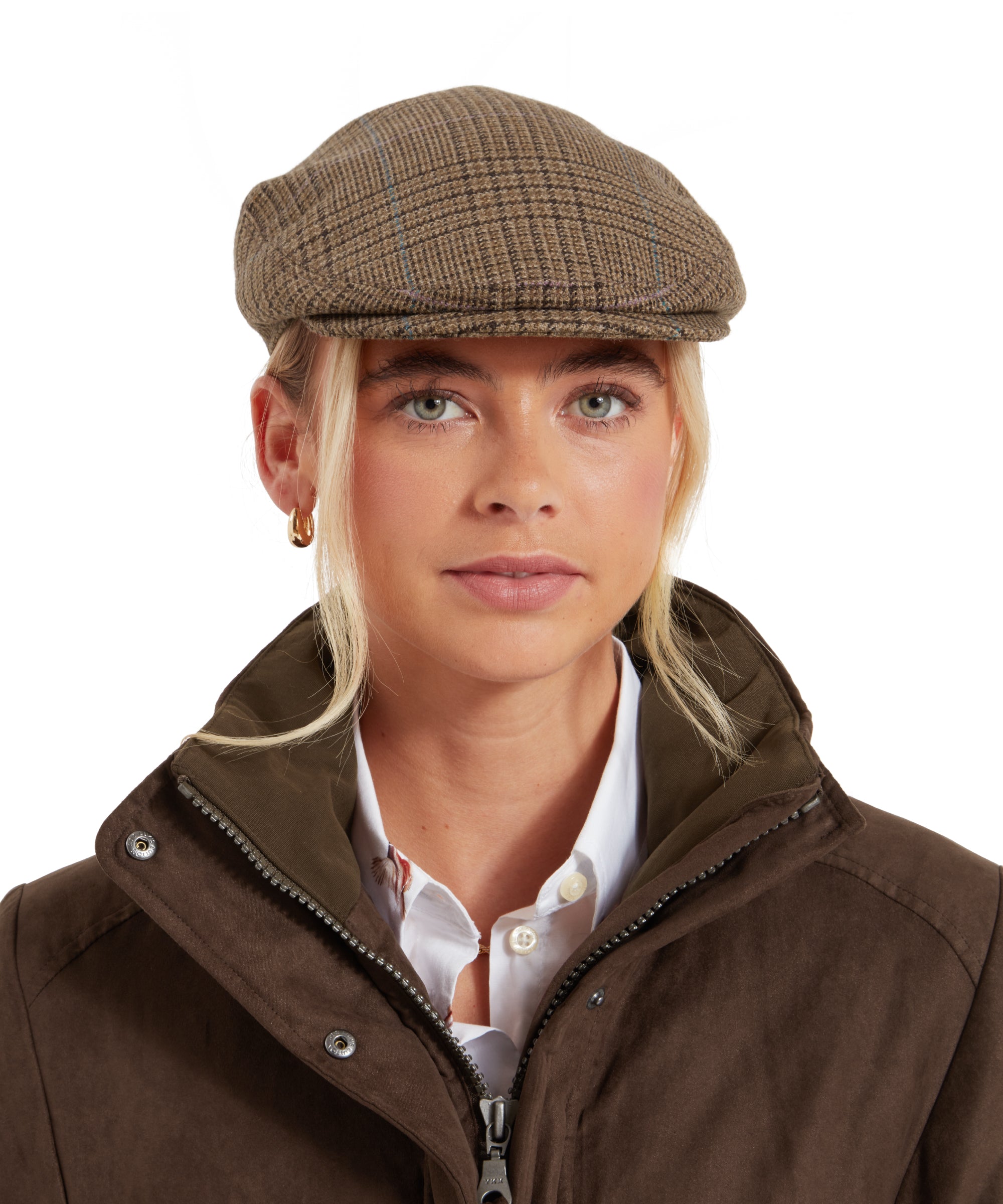 Women's Tweed Cap - Teviot Tweed