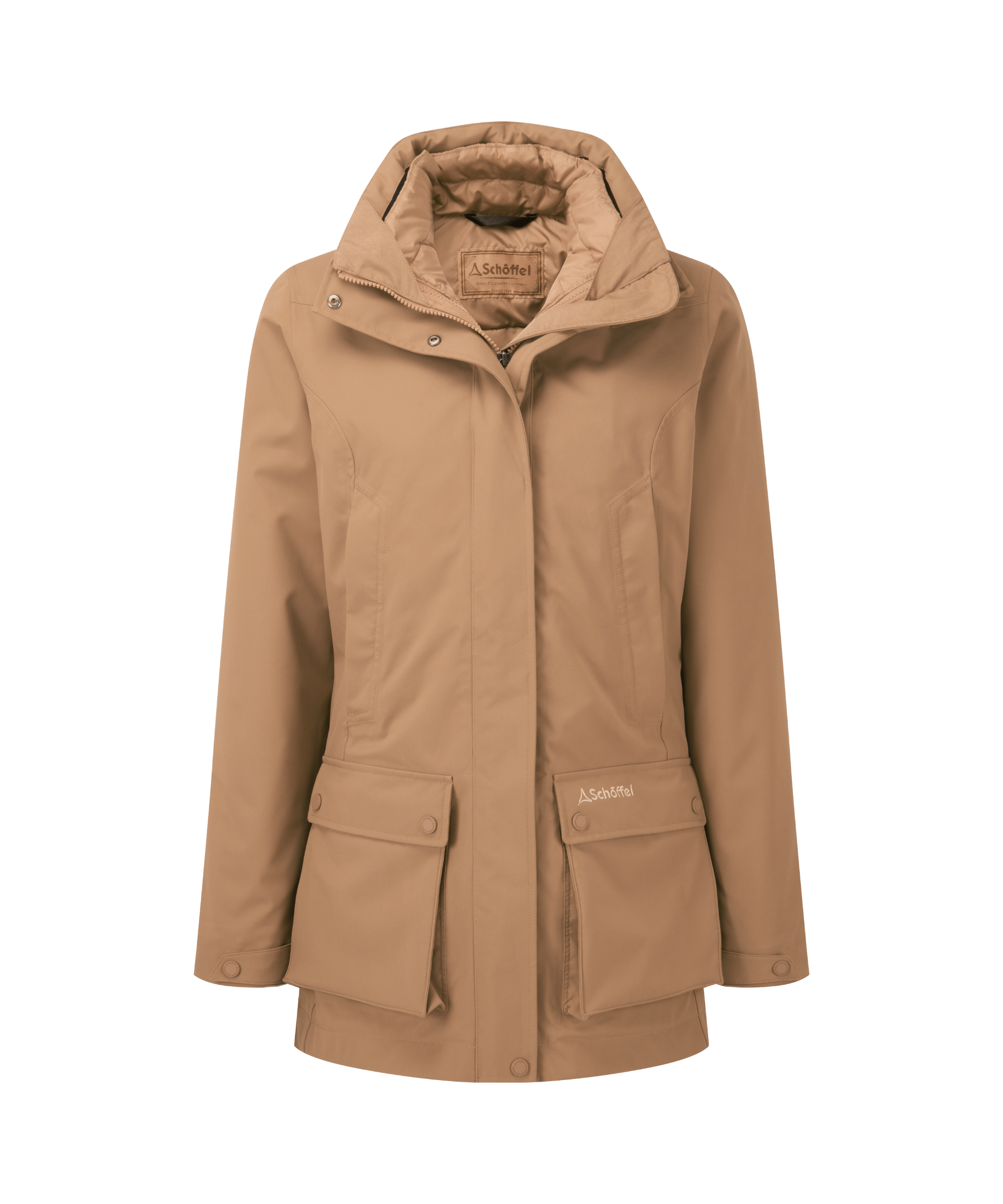 Uppingham 3 in 1 Coat - Bark