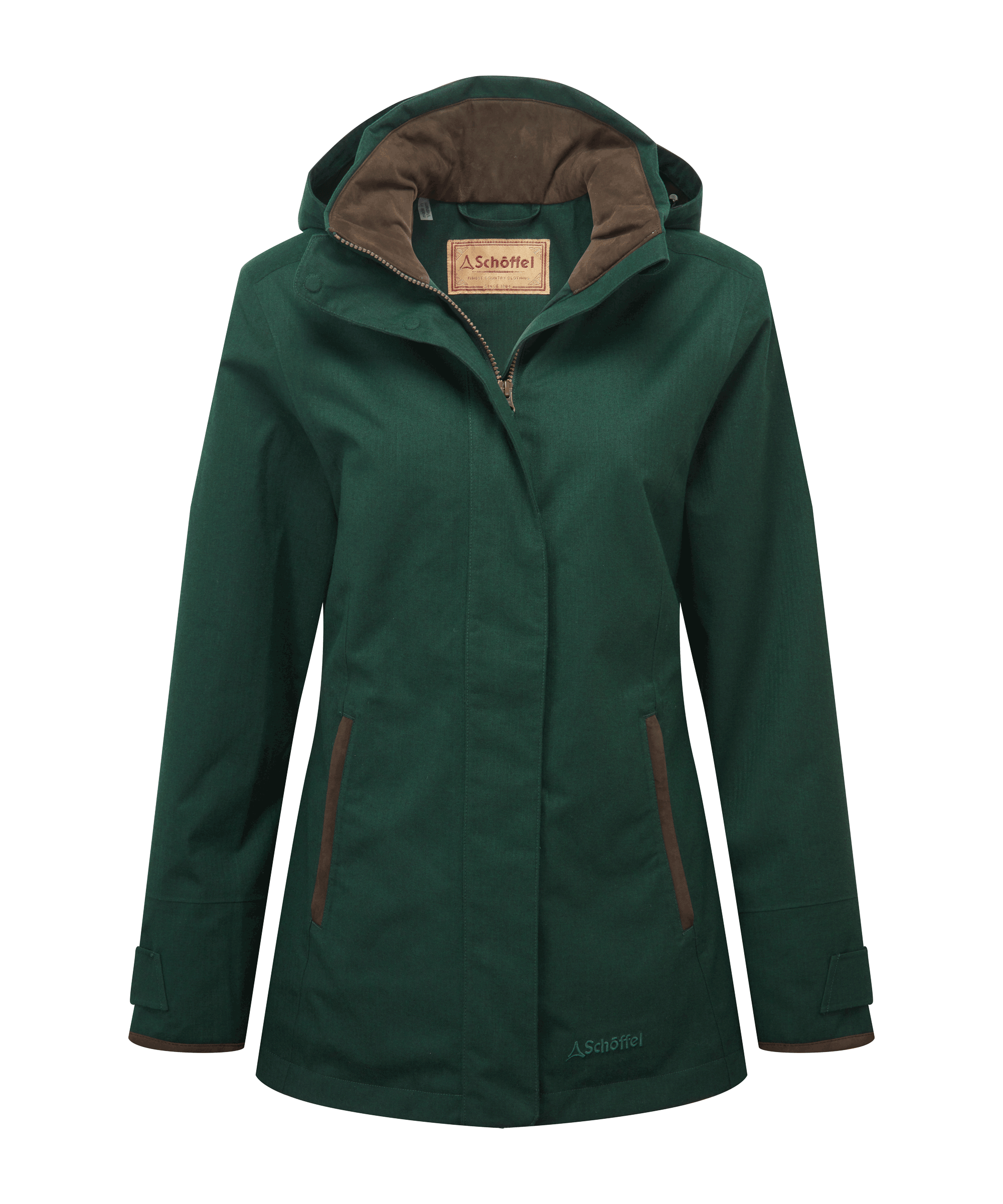 Green ladies waterproof jacket online