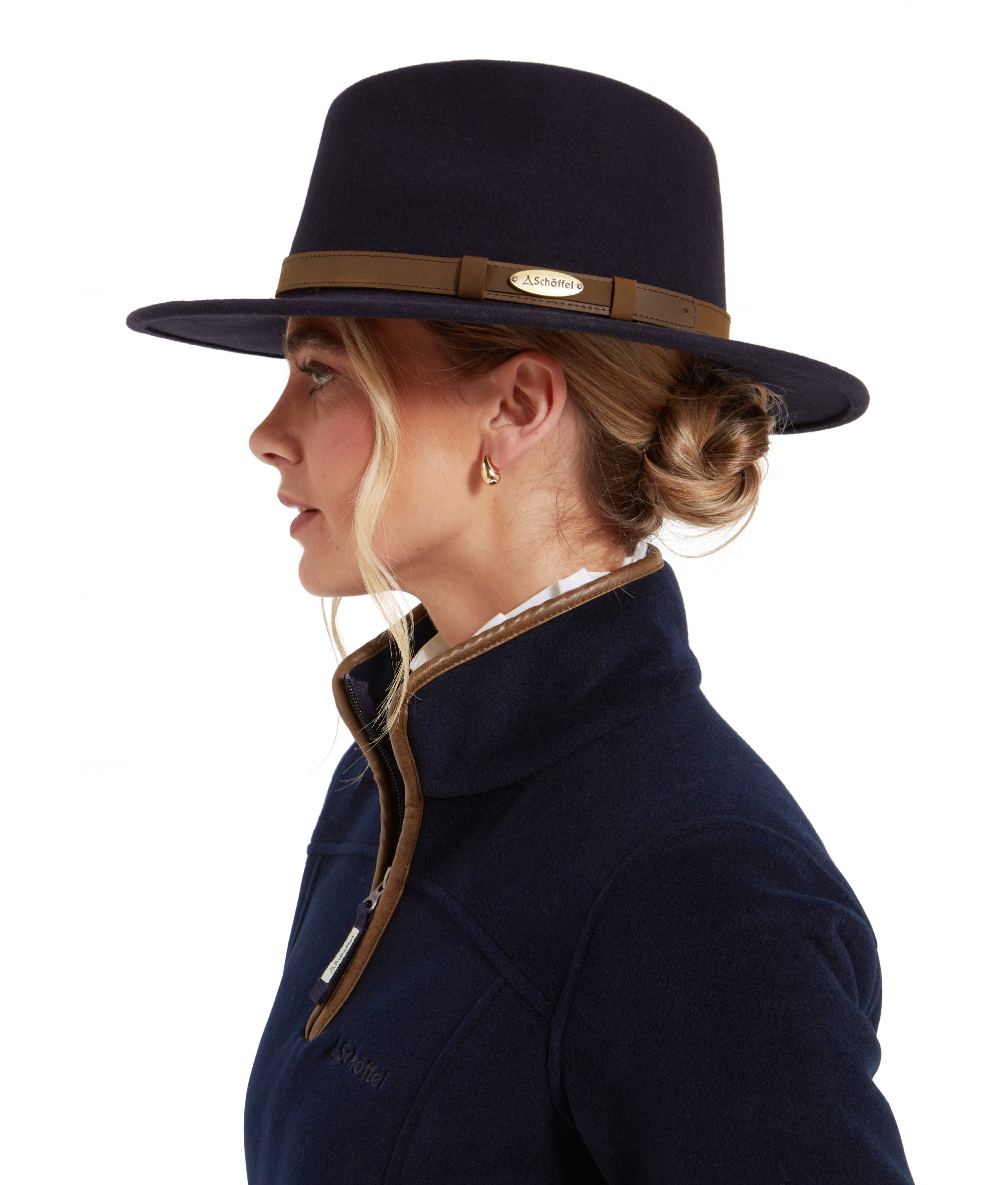 Willow Fedora II - Navy