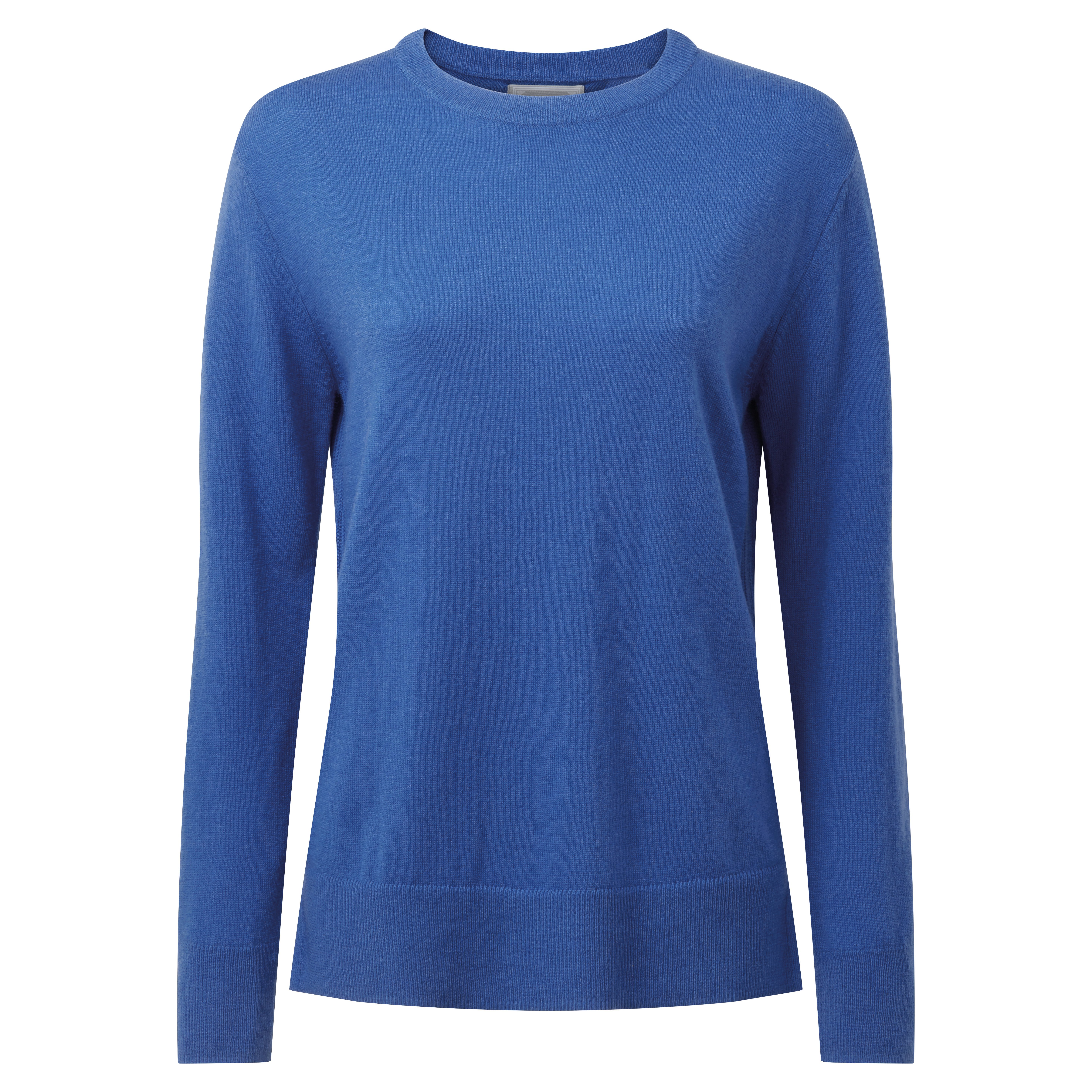 Washable-Cashmere Side-Vent Sweater