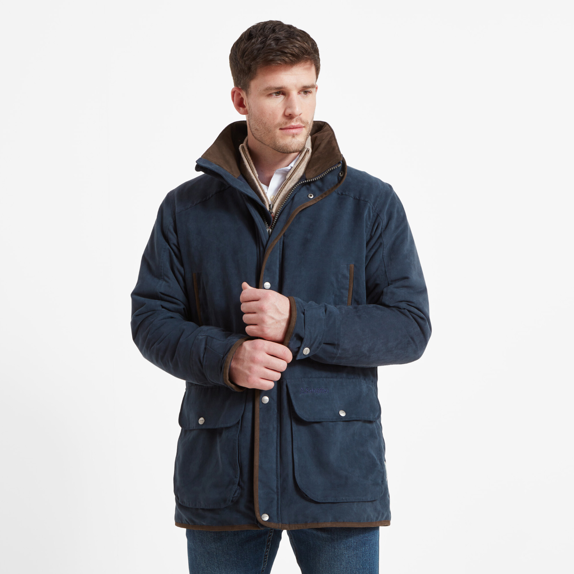 Oundle Country Coat Navy